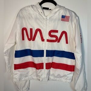 Chemistry White Mesh Fabric